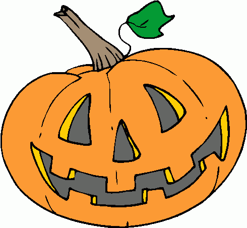 october clipart friendly pumpkin