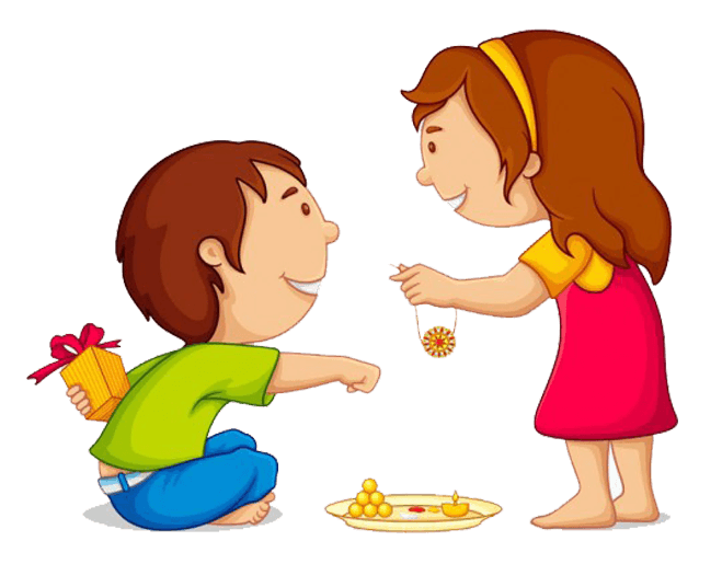 Akash sent you a. Clipart happy rakhi