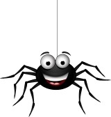 spider clipart happy