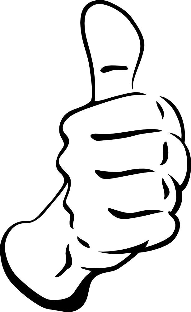 clipart happy thumbs up