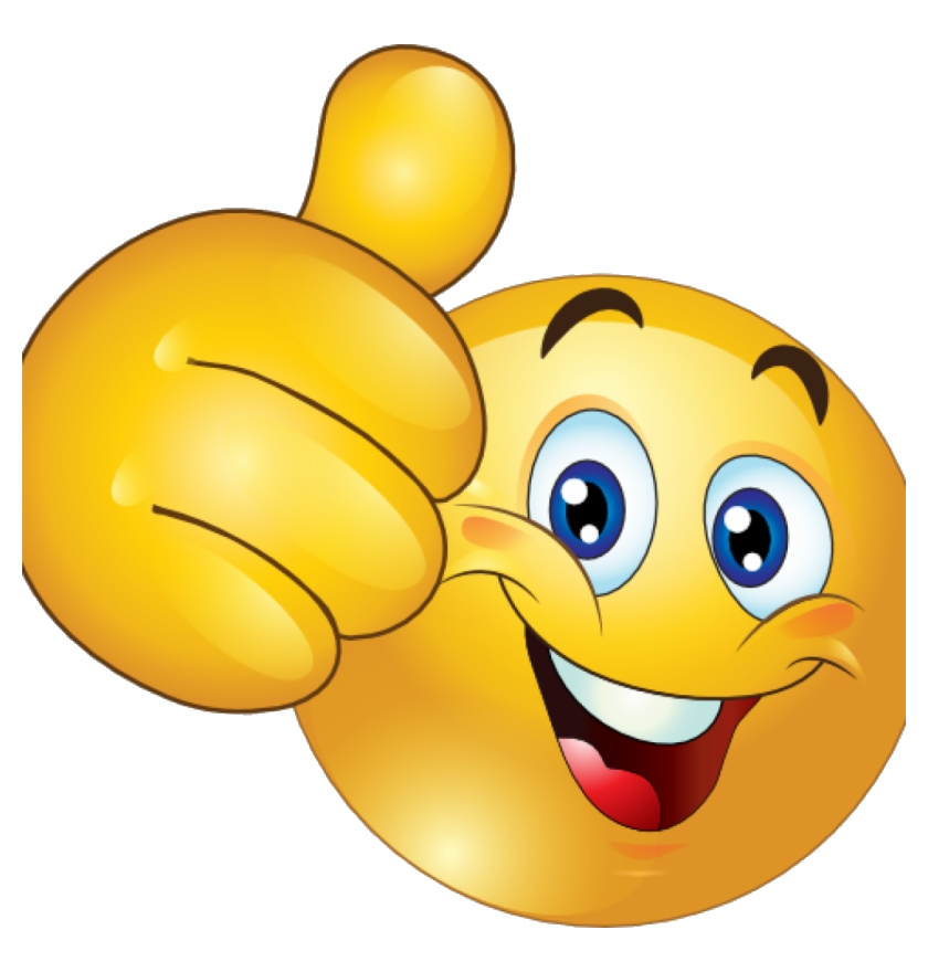 Happy clipart transparent. Thumbs up free smiley