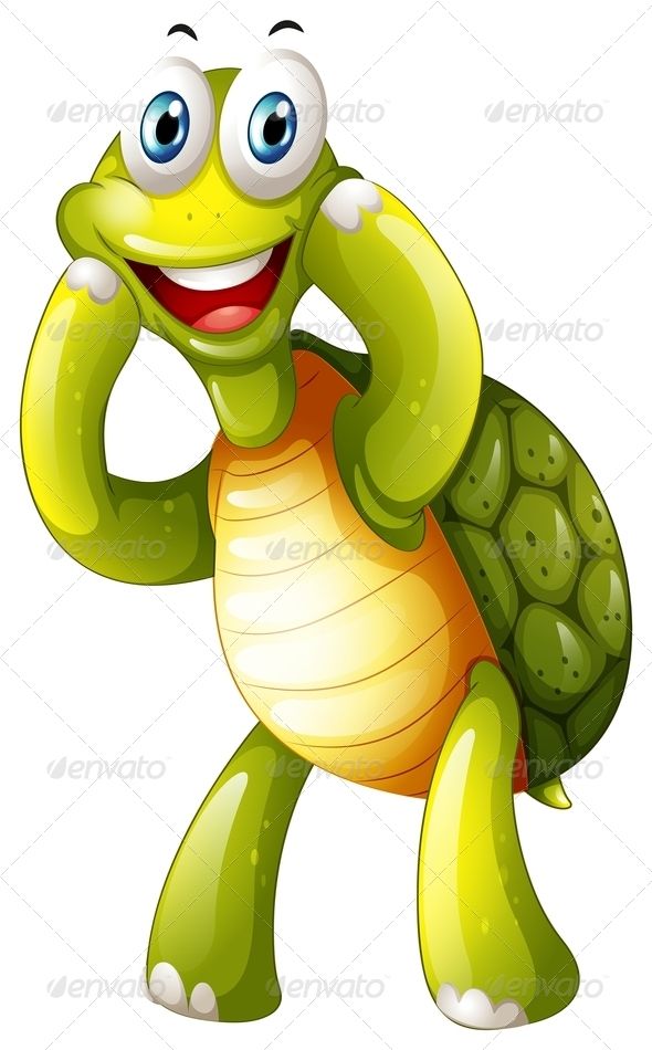 clipart turtle happy