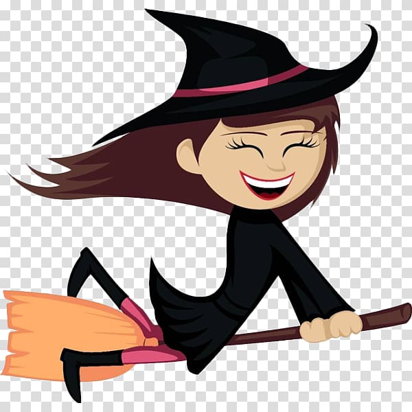 clipart happy witch