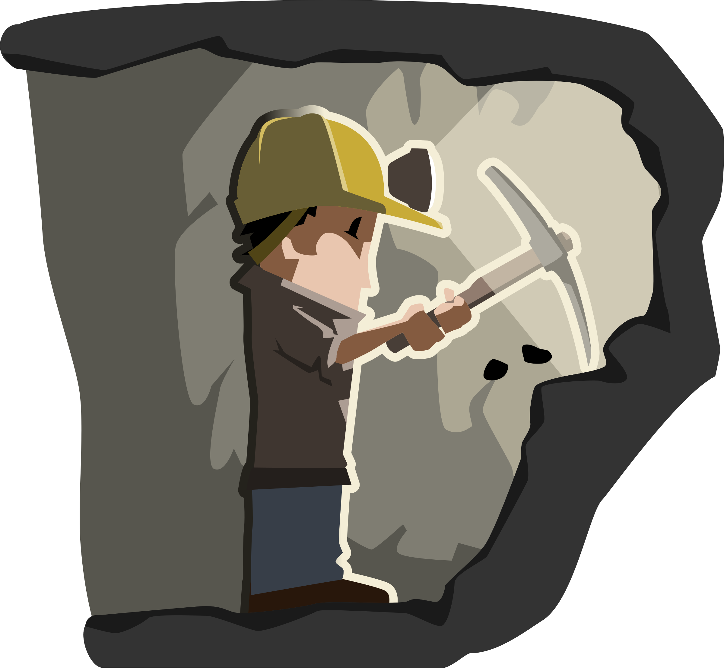 Coal clipart live. Miner by tzunghaor minera