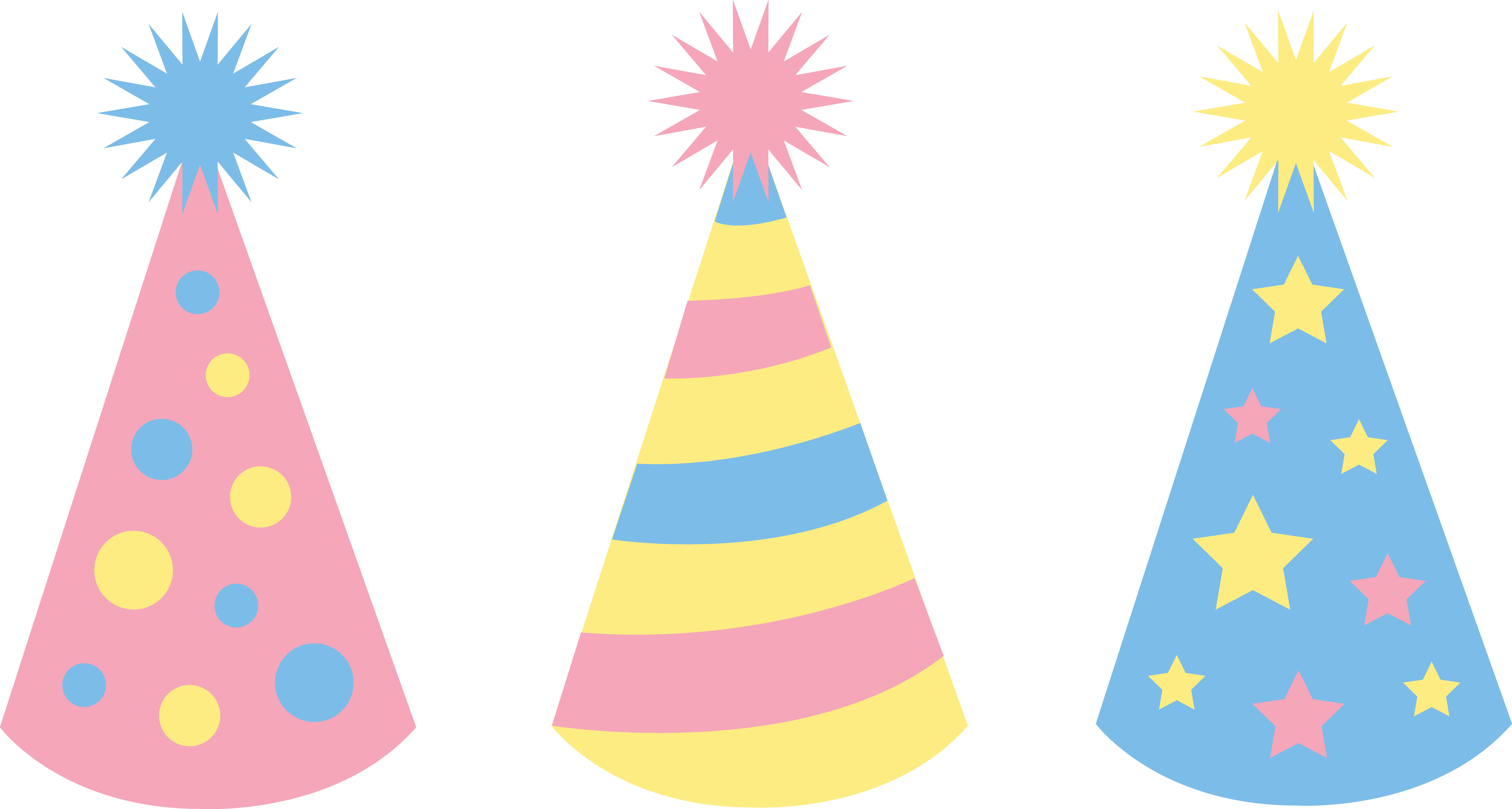 hats clipart happy birthday