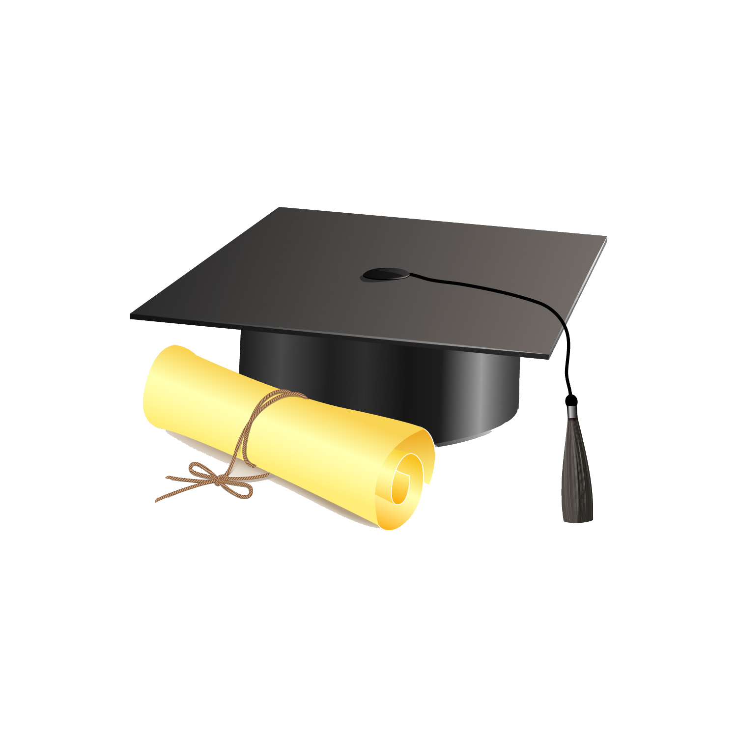 clipart hat diploma