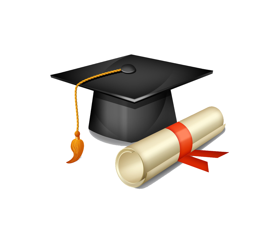 hats clipart diploma