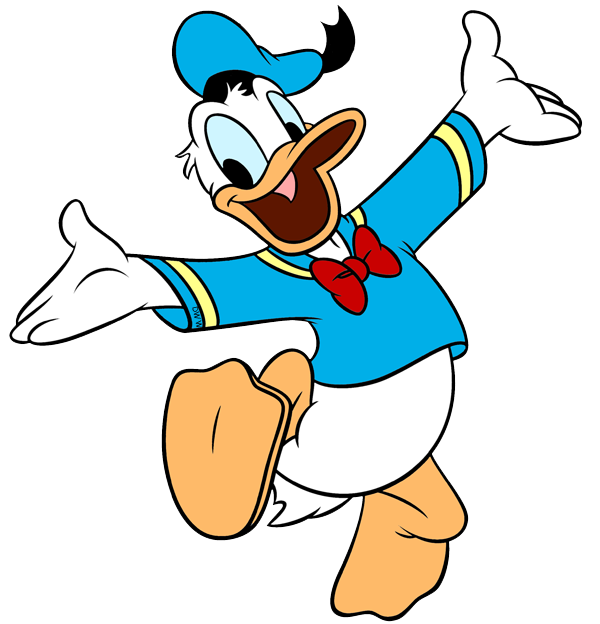 Donald clip art disney. Wet clipart duck
