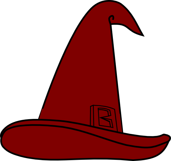 Brown hat clip art. Clipart train red