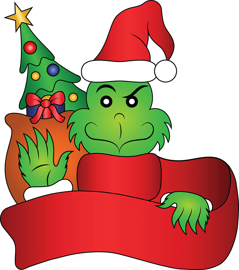 hats clipart grinch