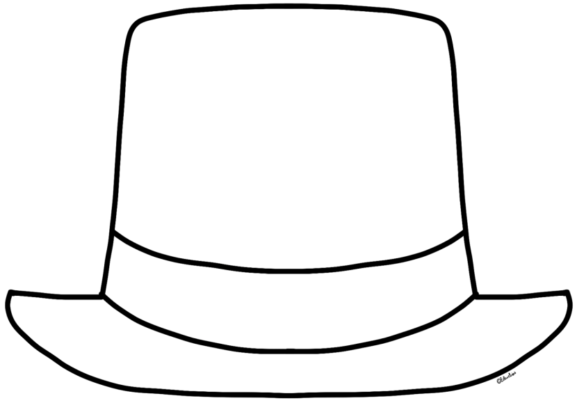 Clipart snowman hat. Chef outline hanslodge cliparts
