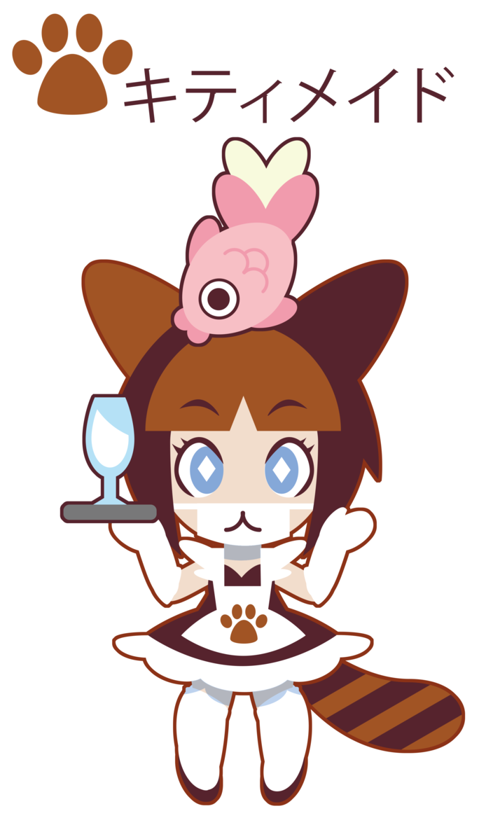 Hats clipart maid. Kitty tifani gift by