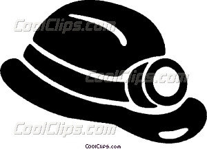 Hard hat vector clip. Hats clipart coal miner