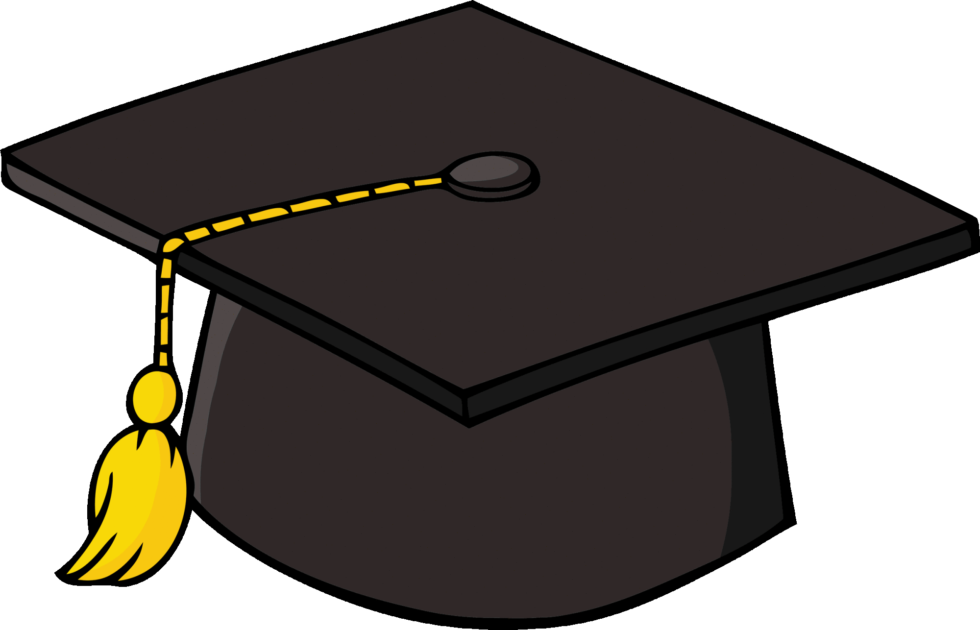 Graduate clipart confused. Diploma jokingart com hat