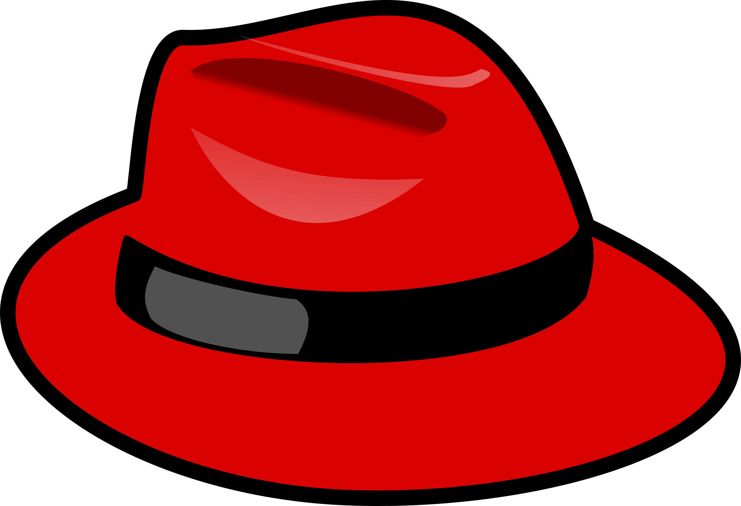 Clipart hat mobster. Red fedora big image