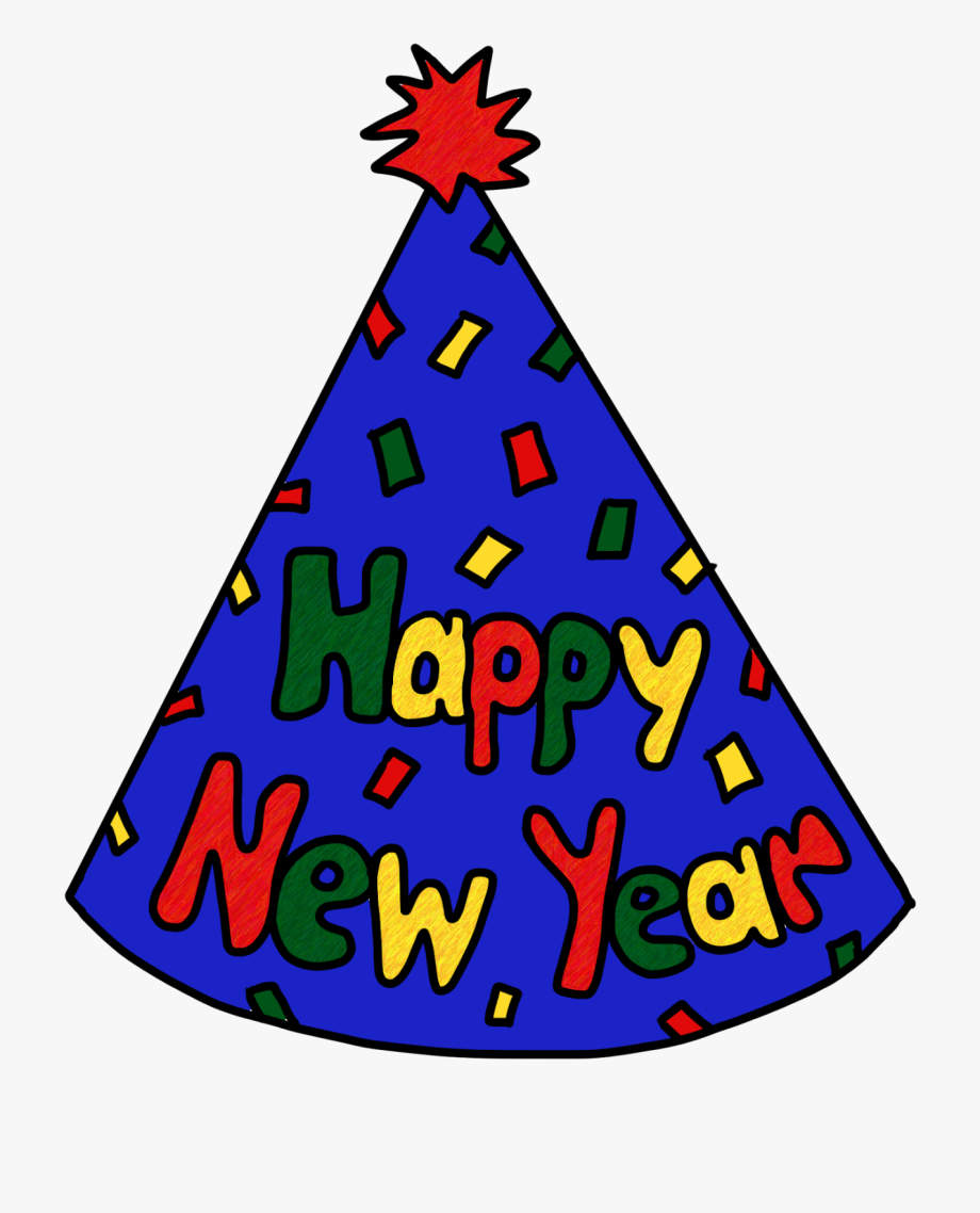 hats clipart new years eve