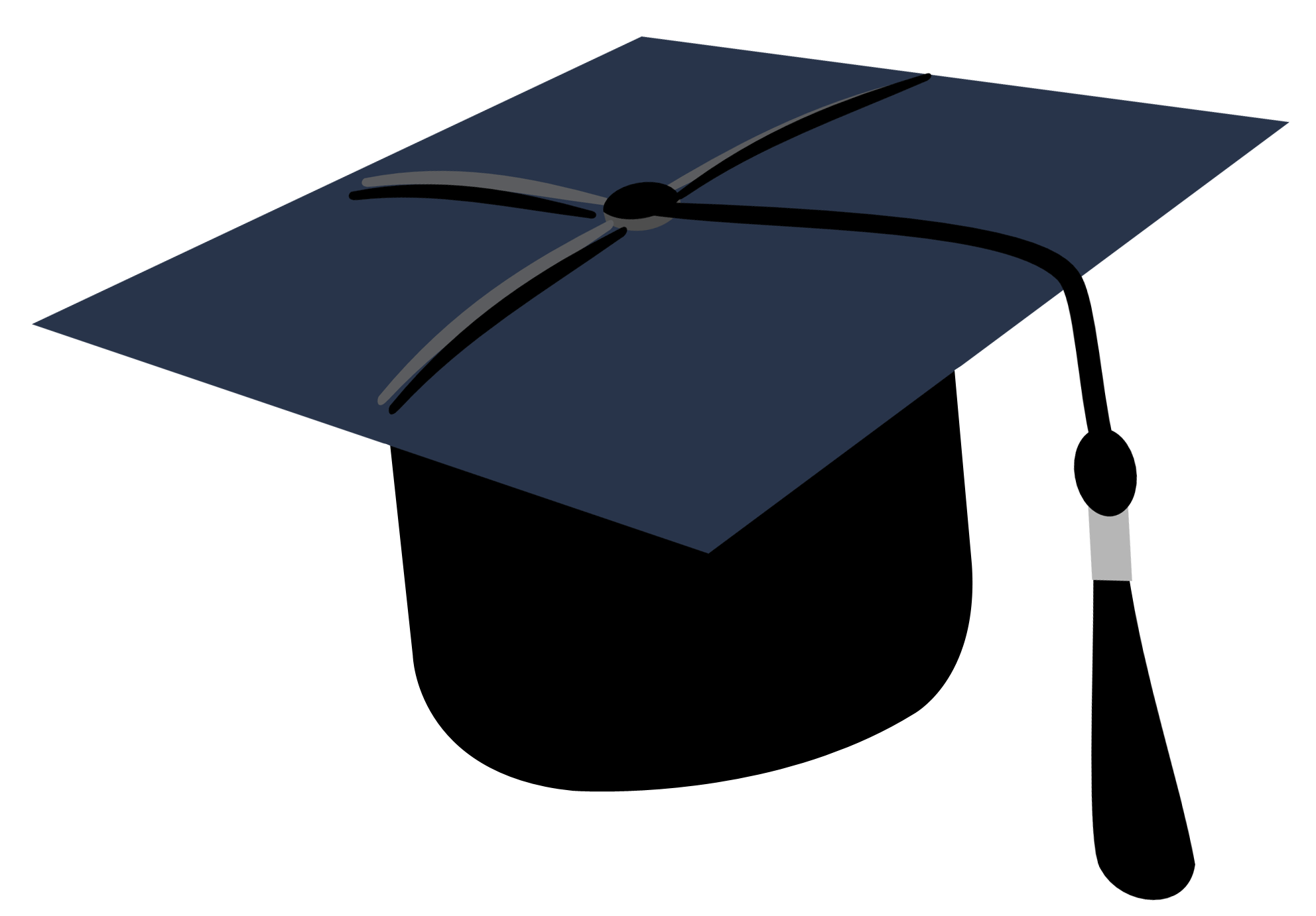 Graduation cap and png. Diploma clipart blue