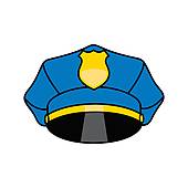 clipart hat police man