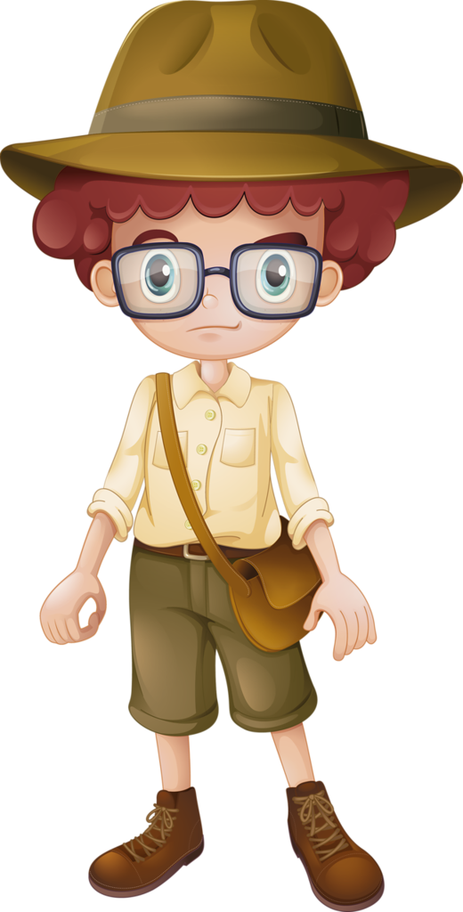 male clipart hiker