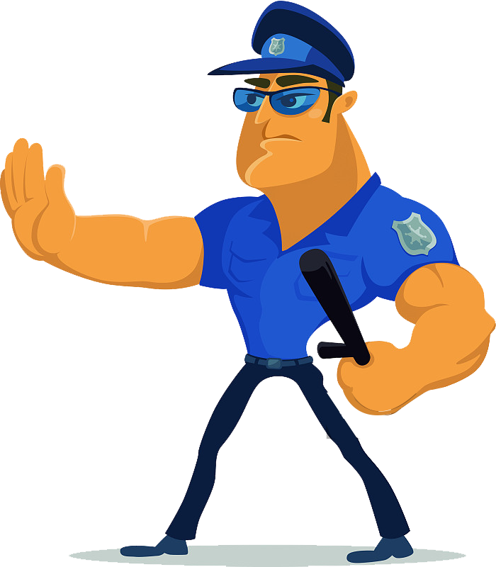 police clipart security guard