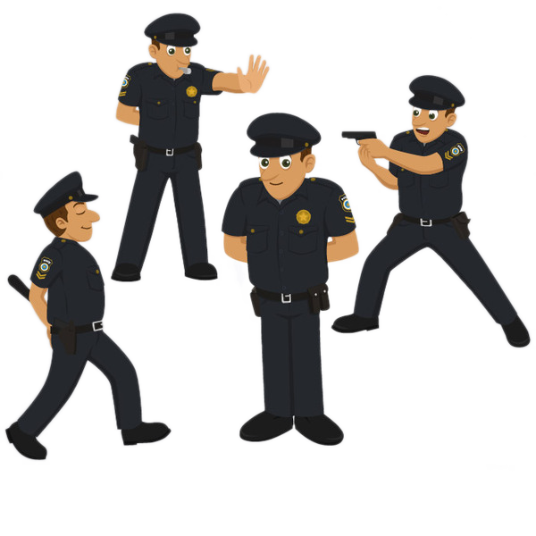 hats clipart security guard