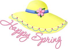 clipart hat spring