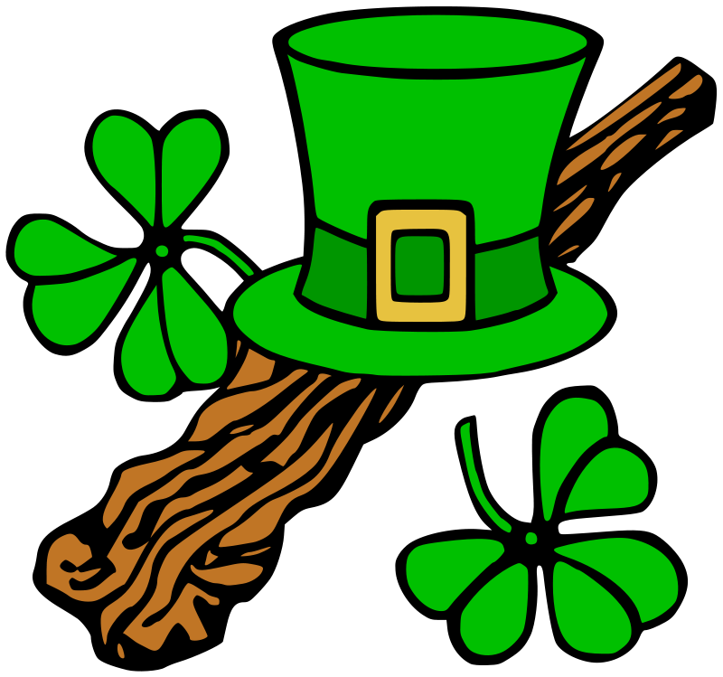 hat clipart st patrick's day