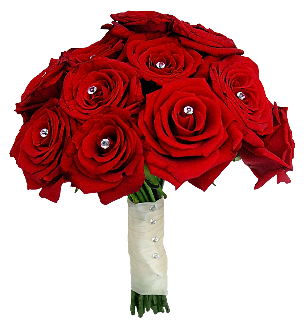 Red rose png image. Clipart heart bouquet