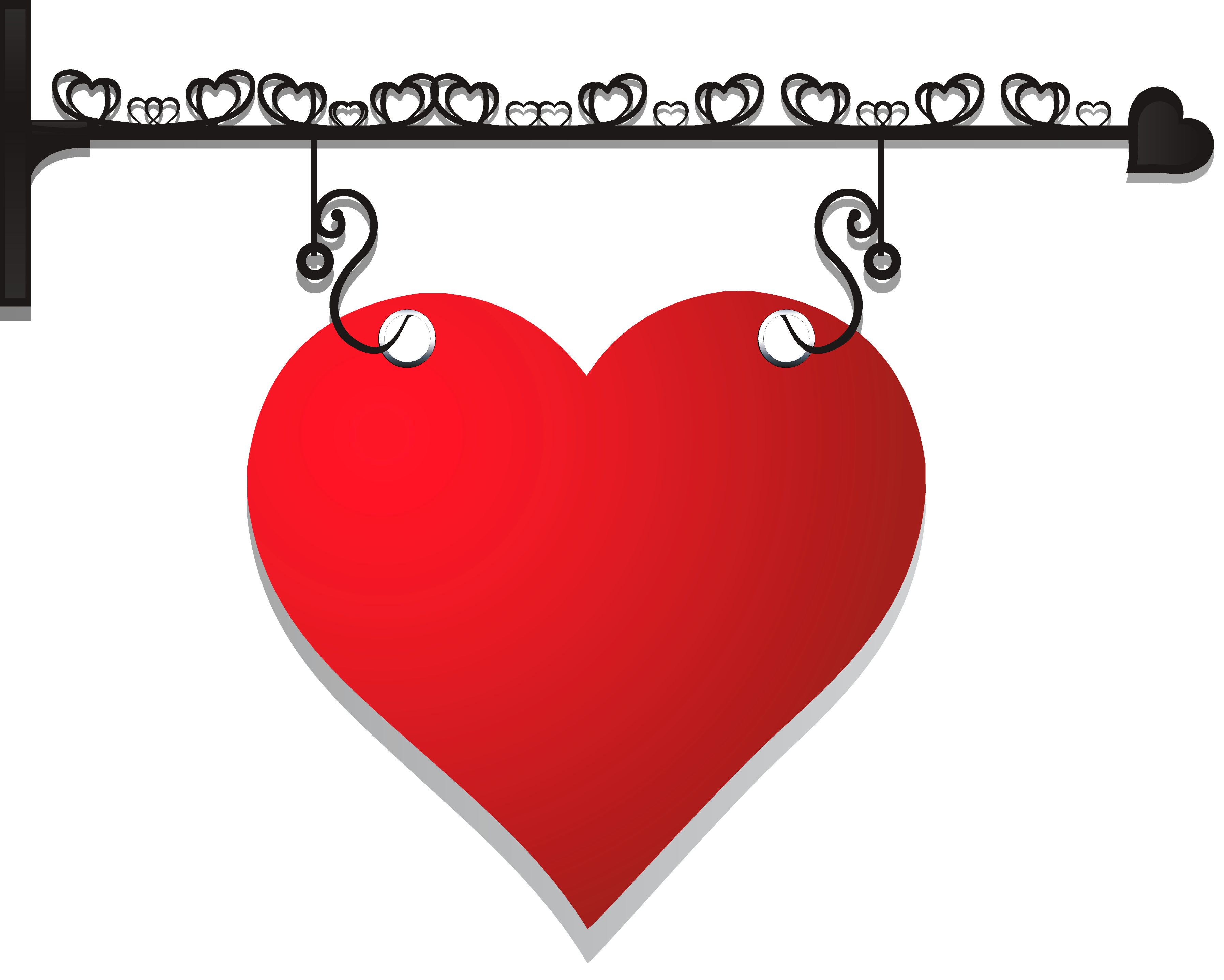 clipart hearts decoration