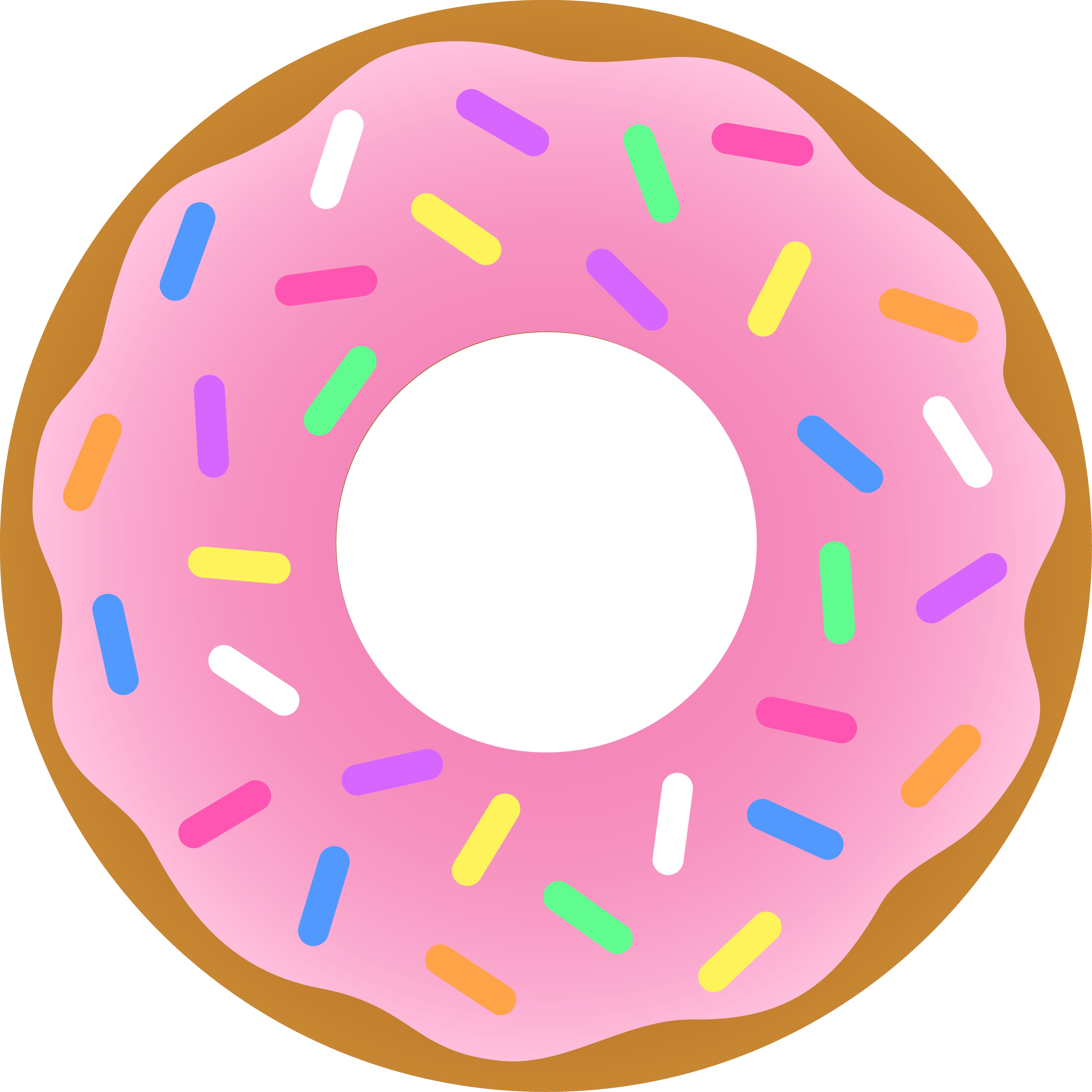 donut clipart design