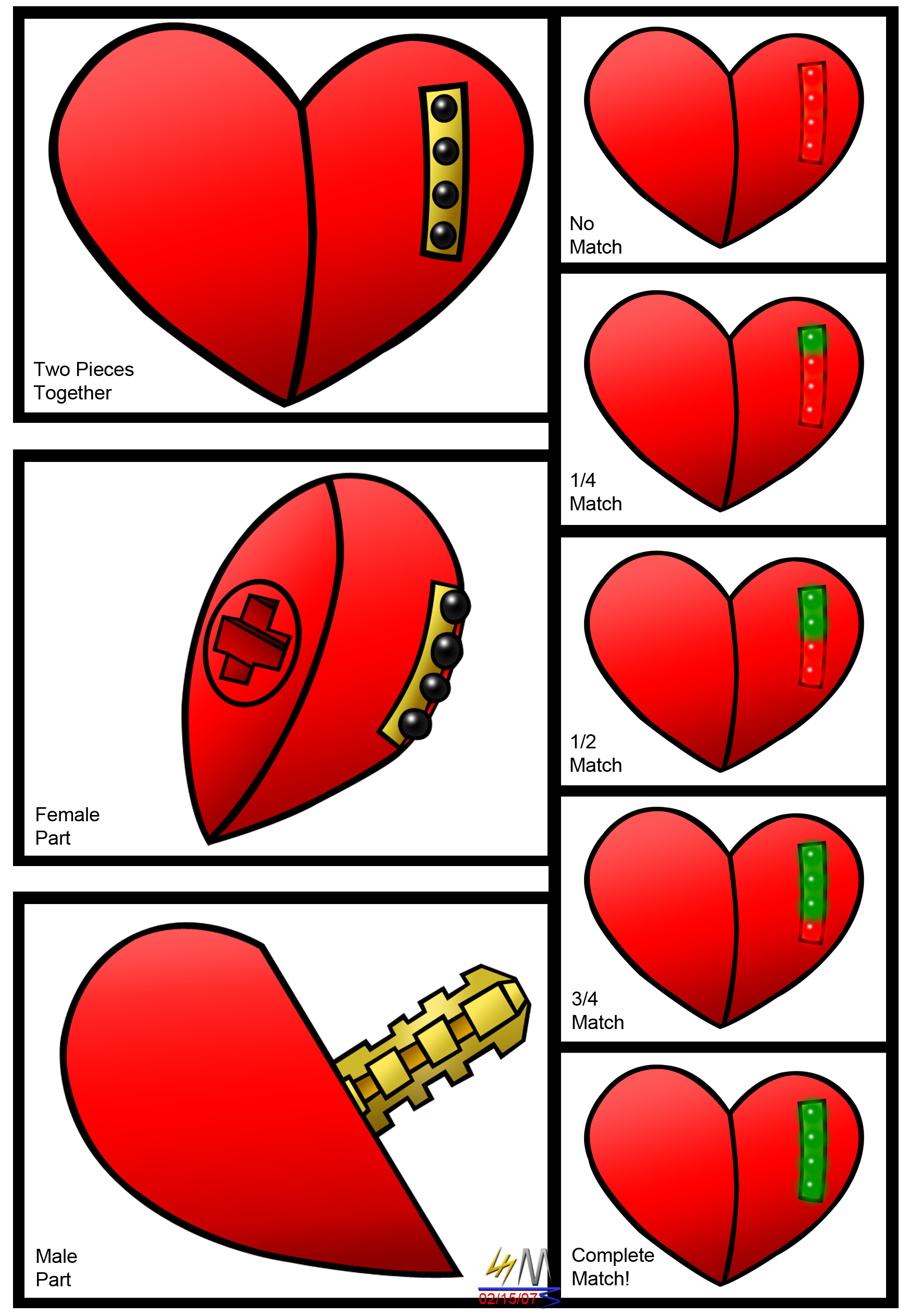 love clipart lock and key