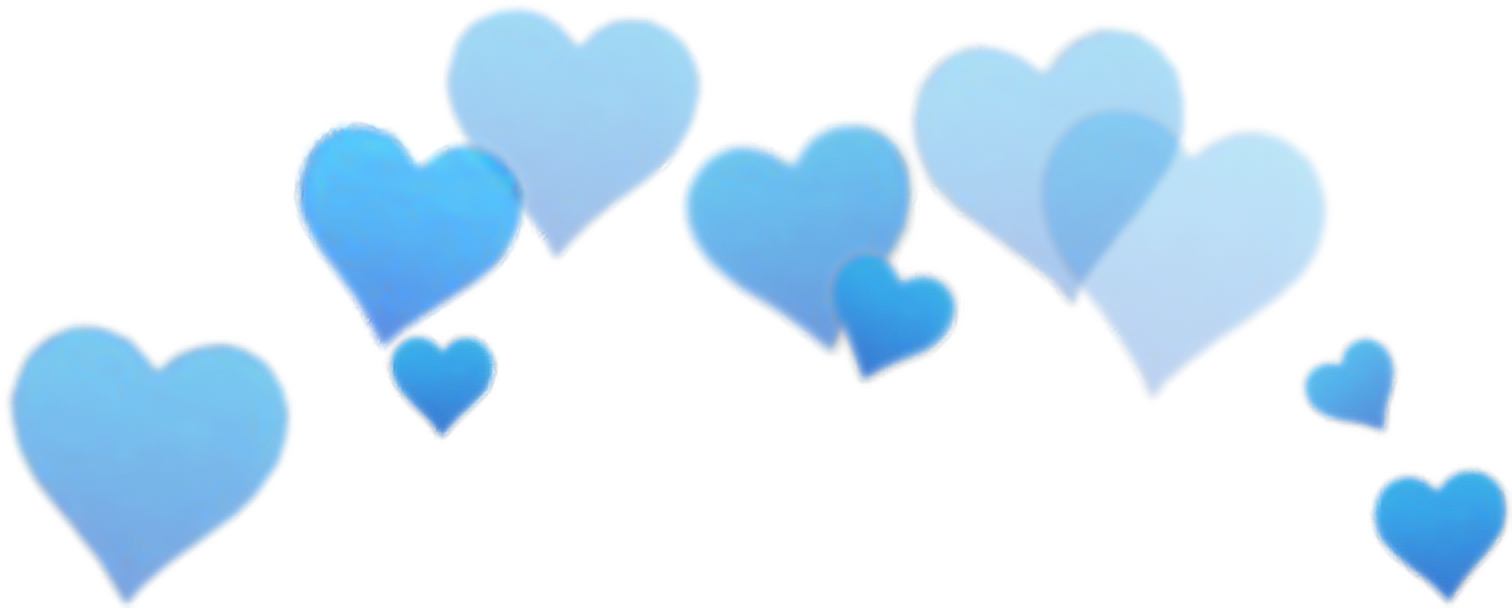 clipart heart light blue