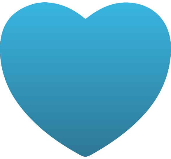 Heart static cling custom. Hearts clipart light blue
