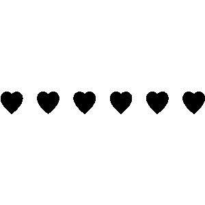 clipart hearts line