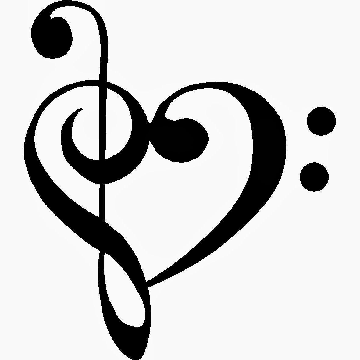 heart clipart music