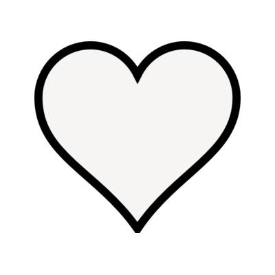 clipart hearts outline