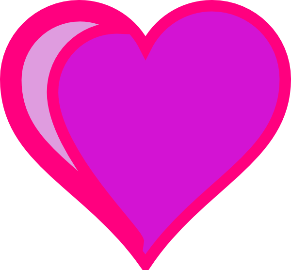 Heart clip art at. Hearts clipart purple