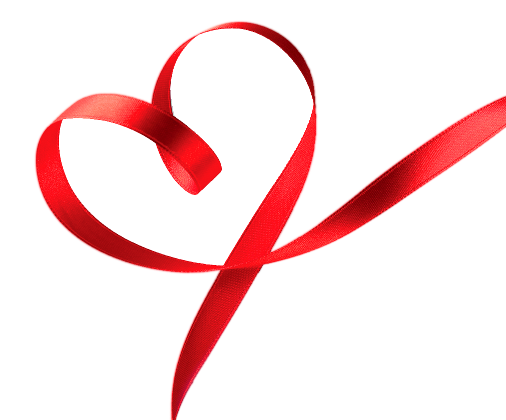  collection of ribbon. Heart png images with transparent background