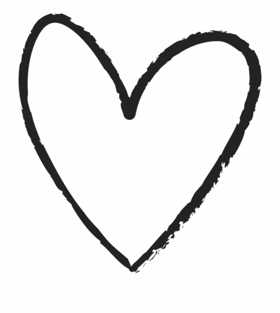 heart clipart scribble
