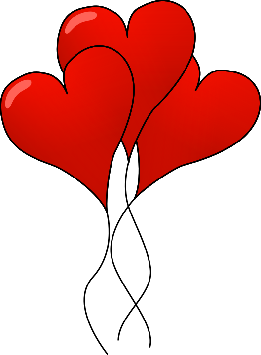 clipart hearts scribble