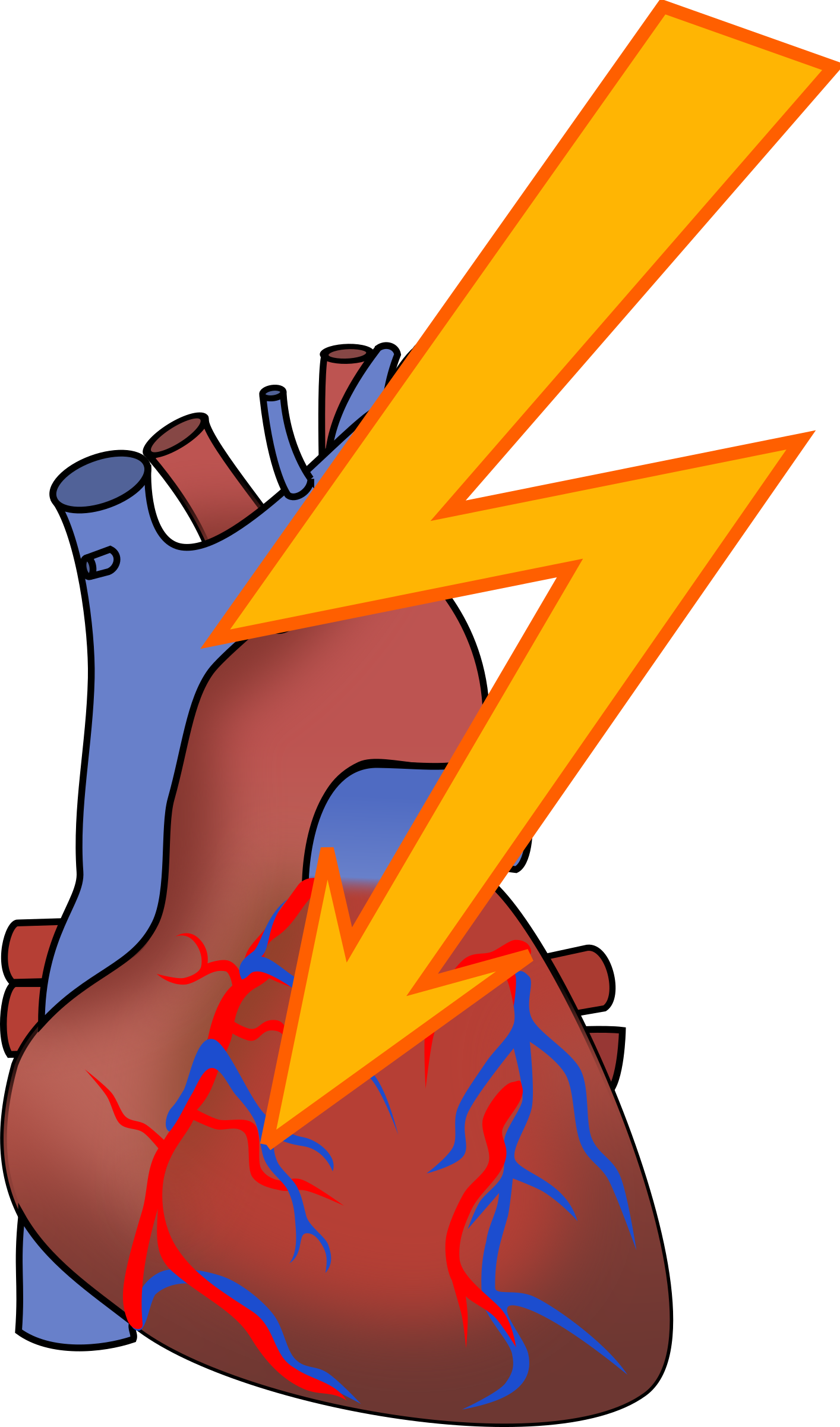 clipart heart smoking