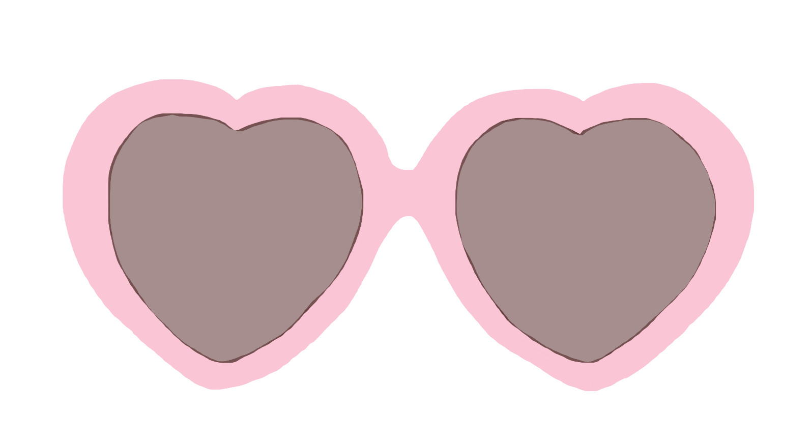 Sunglasses clipart pink heart. Ftestickers report abuse