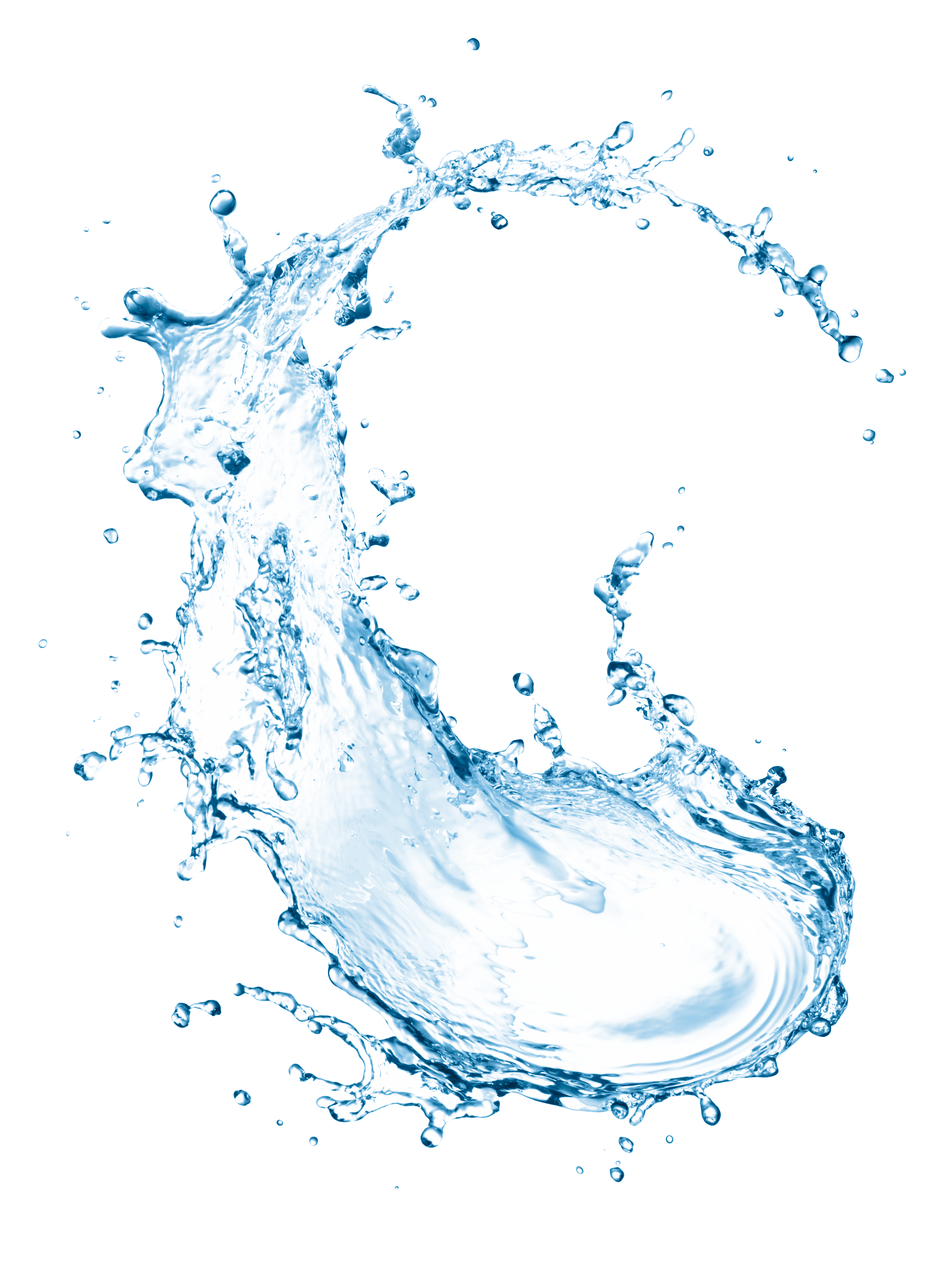 Splash two isolated stock. Water clipart liquid water