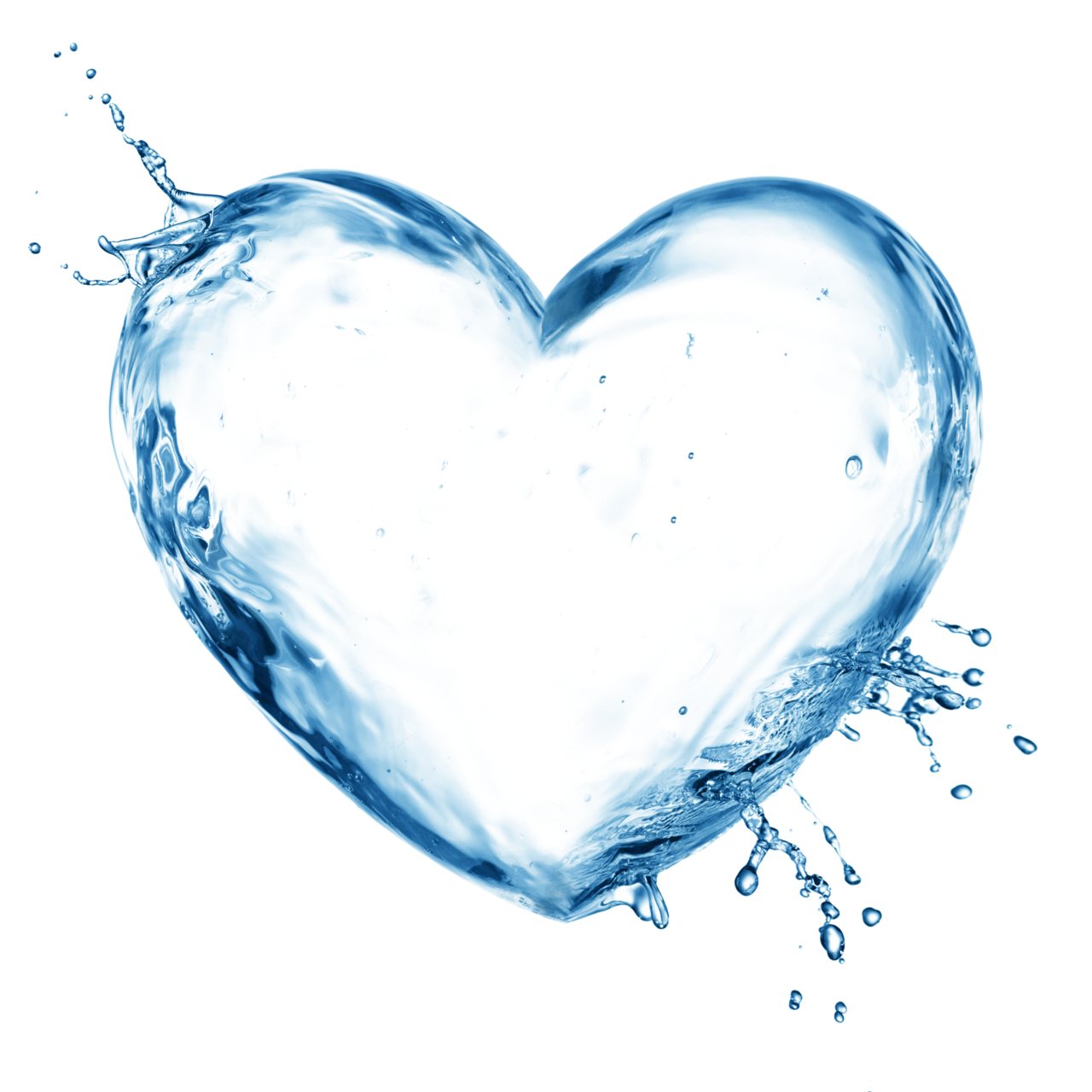 heart clipart water