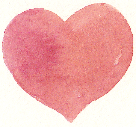 clipart heart watercolor
