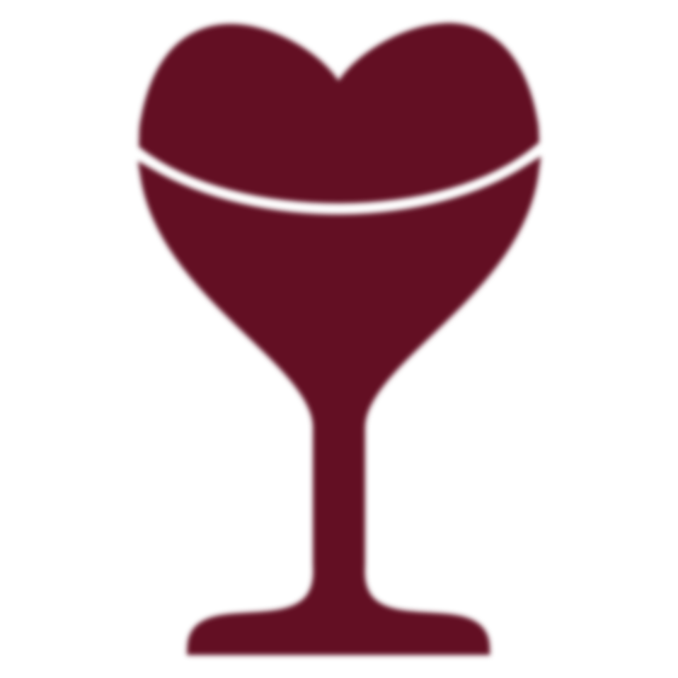 clipart heart wine