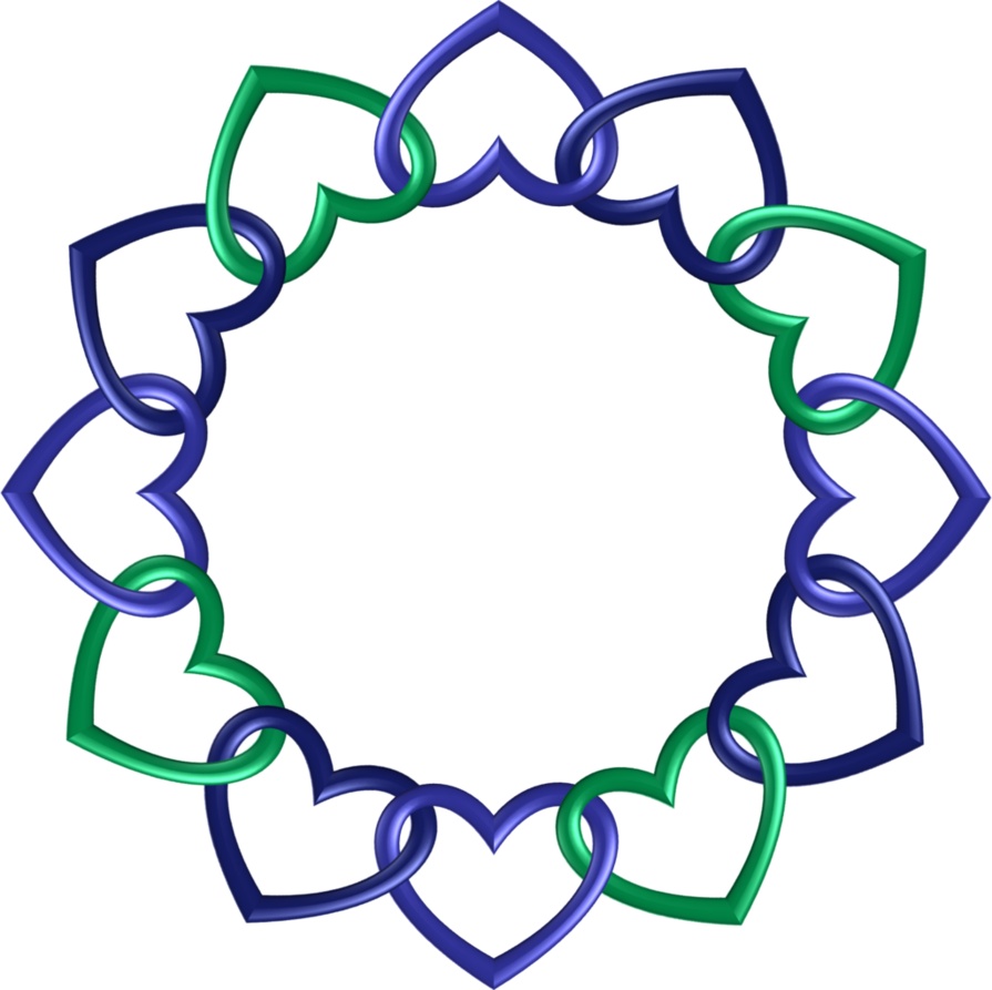 Twelve by happyare on. Clipart hearts circle