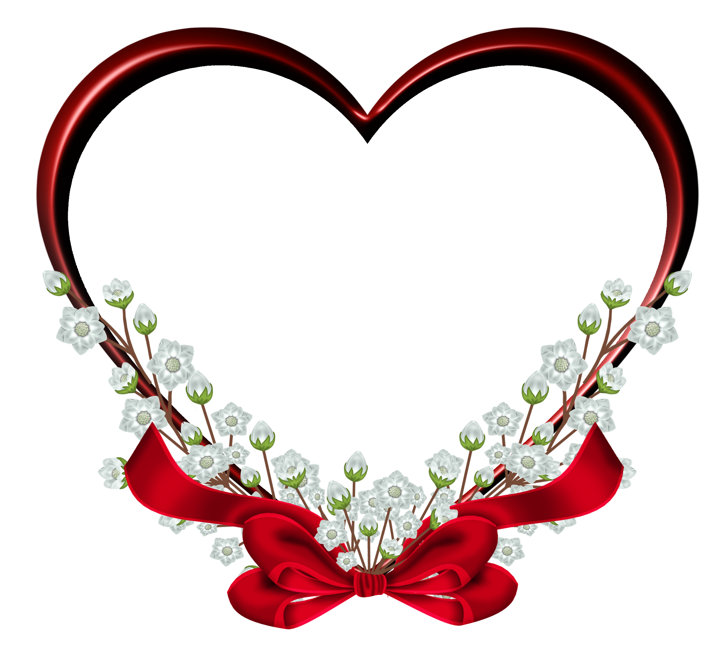 clipart hearts frame