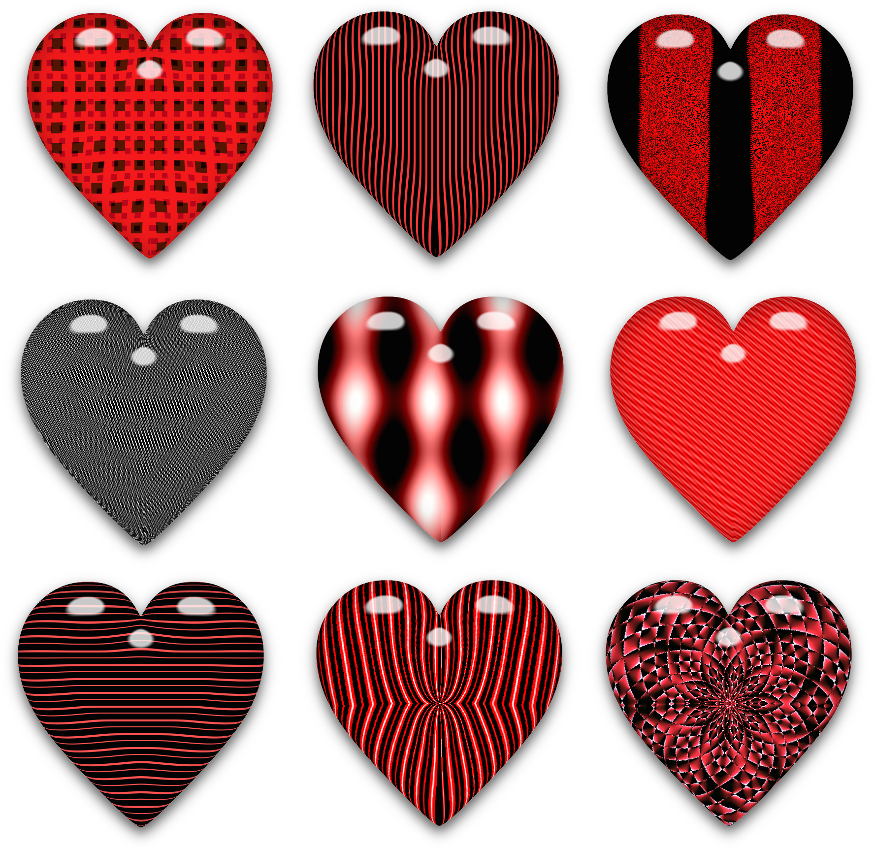 clipart hearts heartbeat