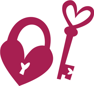 Keys clipart heart. Free key cliparts download